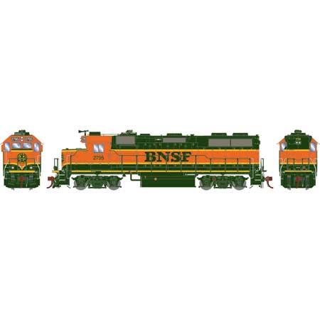 Athearn Genesis HO GP39-2u BNSF #2795