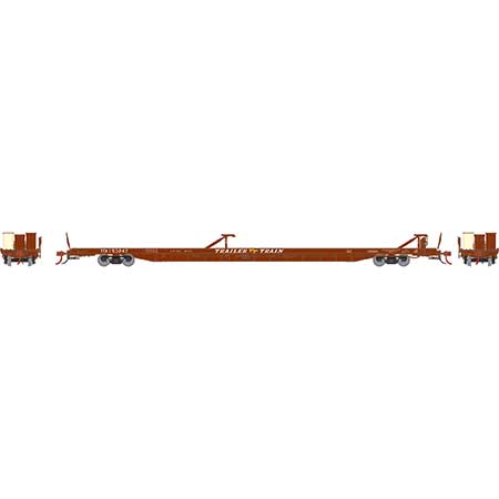 Athearn Genesis  HO Scale F89F Trailer, TTX/Brown #153247 - Fusion Scale Hobbies