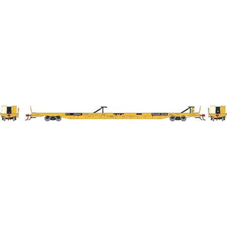 Athearn Genesis  HO Scale F89F Trailer, TTX/Yellow #151267 - Fusion Scale Hobbies