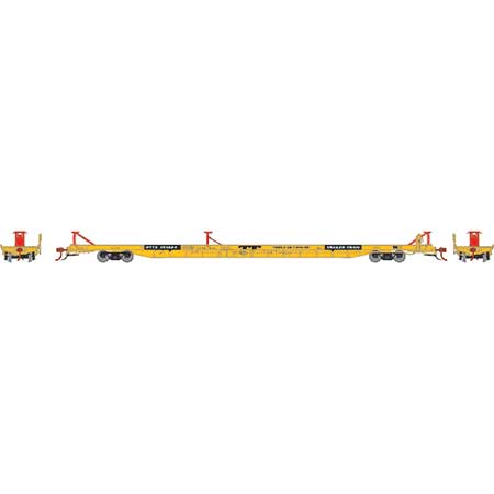 Athearn Genesis  HO Scale F89F Trailer, RTTX/Yellow #151894 - Fusion Scale Hobbies