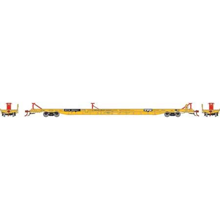 Athearn Genesis  HO Scale F89F Trailer, RTTX/Yellow 1991 Logo #151741 - Fusion Scale Hobbies