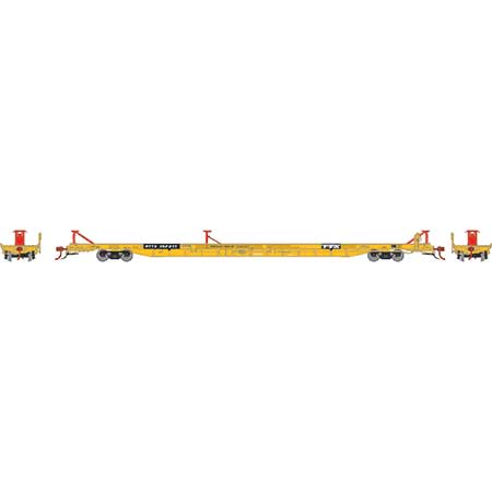 Athearn Genesis  HO Scale F89F Trailer, RTTX/Yellow 1991 Logo #152017 - Fusion Scale Hobbies