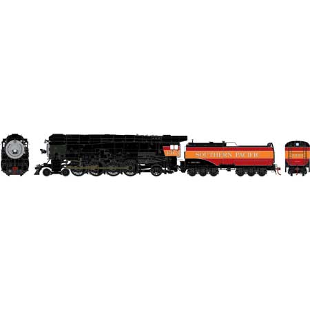 Athearn Genesis  HO Scale 4-8-2 MT-4, SP/Daylight Skyline Casing #4363 - Fusion Scale Hobbies