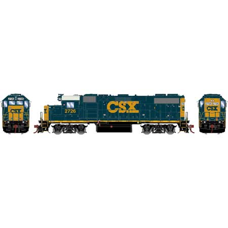 Athearn Genesis  HO Scale GP38-2, CSX #2726 - Fusion Scale Hobbies