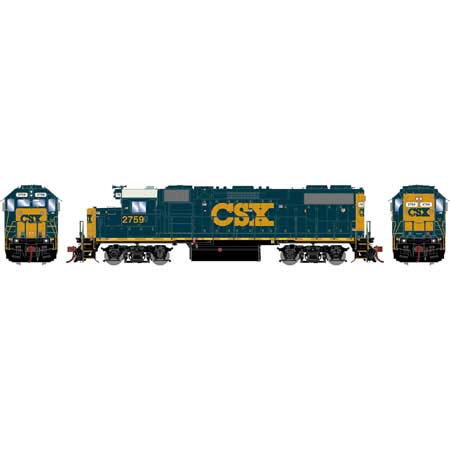 Athearn Genesis  HO Scale GP38-2, CSX #2759 - Fusion Scale Hobbies