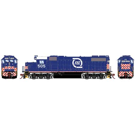 Athearn Genesis  HO Scale GP38-2, FEC #505 - Fusion Scale Hobbies