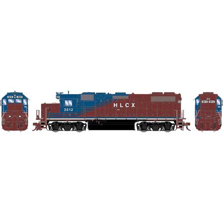 Athearn Genesis  HO Scale GP38-2, HLCX #3812 - Fusion Scale Hobbies