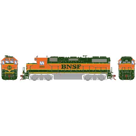 Athearn Genesis  HO Scale GP38-2, BNSF #2099 - Fusion Scale Hobbies