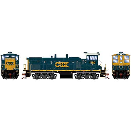 Athearn Genesis  HO Scale MP15AC, CSX #1180 - Fusion Scale Hobbies