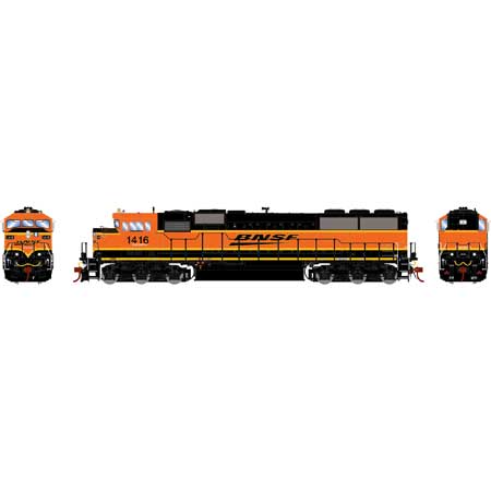 Athearn Genesis  HO Scale G2.0 SD60M-3 Tri-Clops, BNSF #1416 - Fusion Scale Hobbies