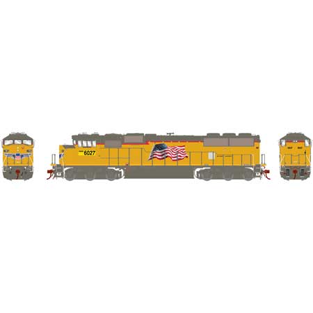 Athearn Genesis  HO Scale G2.0 SD60M TC w/ DCC & Sound, Ex-UP WAMX #6027 - Fusion Scale Hobbies