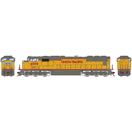 Athearn Genesis  HO Scale SD70M w/DCC & Sound, Union Pacific #4000 - Fusion Scale Hobbies