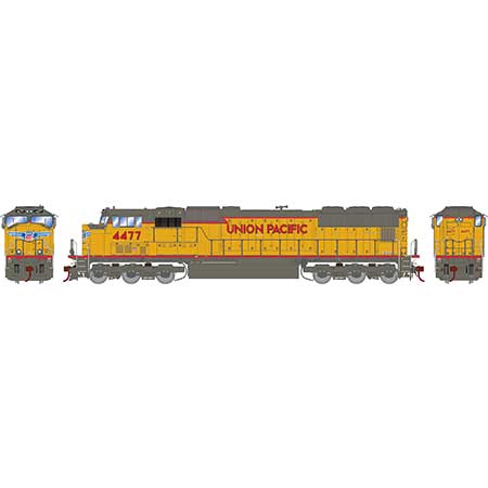 Athearn Genesis  HO Scale SD70M w/DCC & Sound, Union Pacific #4477 - Fusion Scale Hobbies