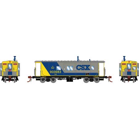 Athearn Genesis  HO Scale C-27 ICC Caboose/Light & Snd,CSX/Grafton#903983 - Fusion Scale Hobbies