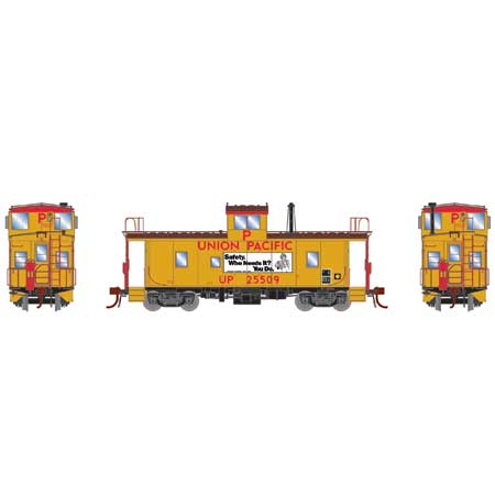 Athearn Genesis  HO Scale CA-8 Late Caboose w/Lights & Sound, UP #25509 - Fusion Scale Hobbies