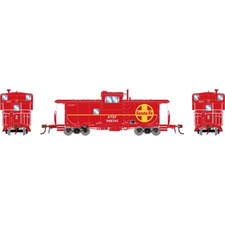 Athearn Genesis  HO Scale CE-11 ICC Caboose w/Lights & Sound, SF #999780 - Fusion Scale Hobbies