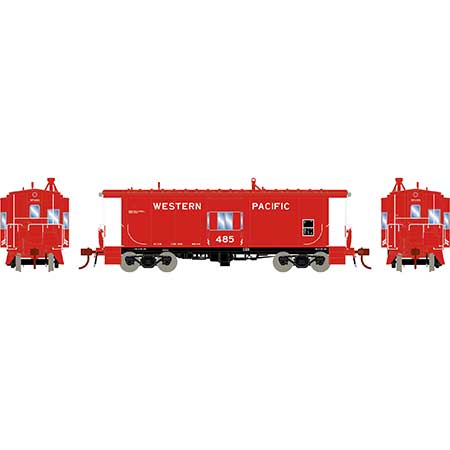 Athearn Genesis  HO Scale Bay Window Caboose w/Lights/Sound, WP #485 - Fusion Scale Hobbies