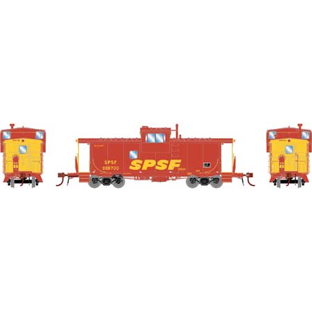 Athearn Genesis  HO Scale CE-8 ICC Caboose w/Lights, SPSF #999700 - Fusion Scale Hobbies