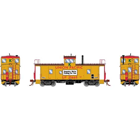 Athearn Genesis  HO Scale ICC Caboose CA-9 w/Lights & Sound, UP #25669 - Fusion Scale Hobbies