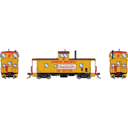 Athearn Genesis  HO Scale ICC Caboose CA-10 w/Lights & Sound, UP #25729 - Fusion Scale Hobbies