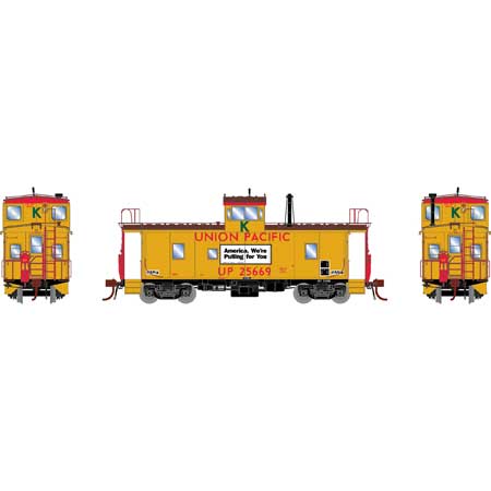 Athearn Genesis  HO Scale ICC Caboose CA-9 w/Lights, UP #25669 - Fusion Scale Hobbies