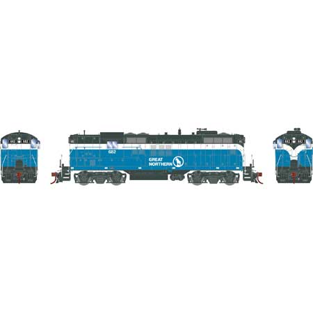 Athearn Genesis  HO Scale GP9, GN #682 - Fusion Scale Hobbies