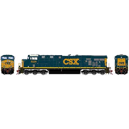 Athearn Genesis  HO Scale ES44DC, CSX/YN3 #5226 - Fusion Scale Hobbies