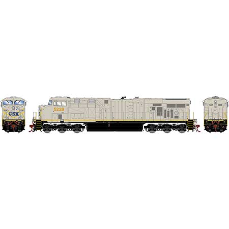 Athearn Genesis  HO Scale ES44DC, CSX/Primer #5228 - Fusion Scale Hobbies