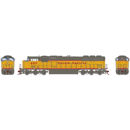 Athearn Genesis  HO Scale SD60M, UP/Red Sill/As Delivered #6317 - Fusion Scale Hobbies