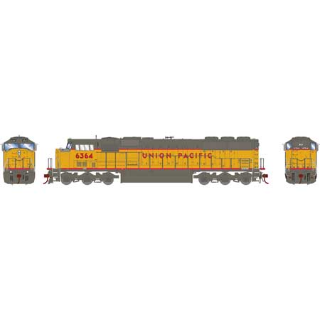 Athearn Genesis  HO Scale SD60M, UP/Red Sill/As Delivered #6364 - Fusion Scale Hobbies