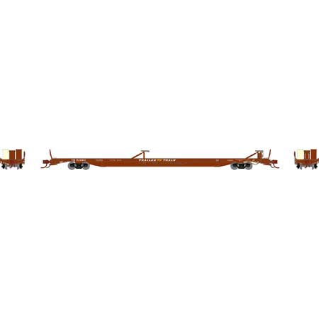 Athearn Genesis  N Scale F89-F 89'8" TOFC Flat, TTX/Brown #151883 - Fusion Scale Hobbies