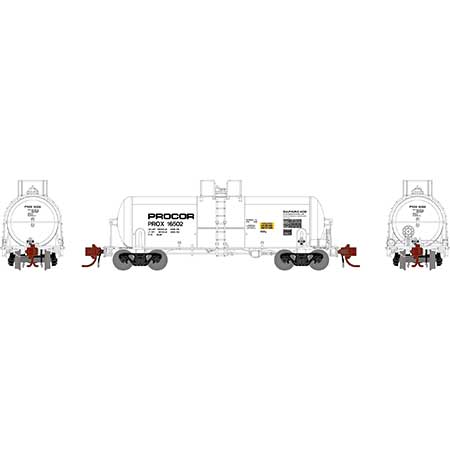 Athearn Genesis  N Scale 13,600-Gallon Acid Tank, PROX/White #16502 - Fusion Scale Hobbies