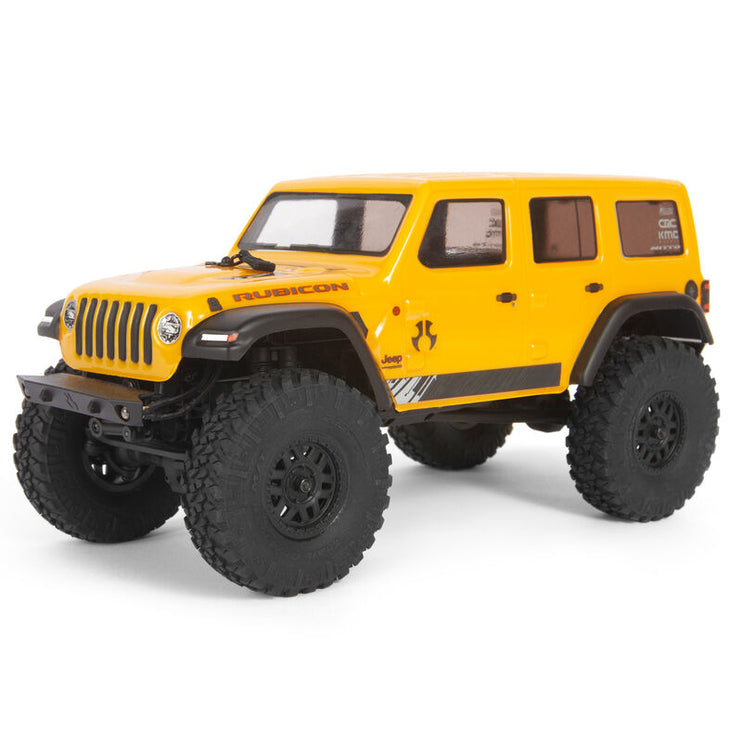 Axial SCX24 2019 Jeep Wrangler JLU CRC 1/24 4WD-RTR Yellow