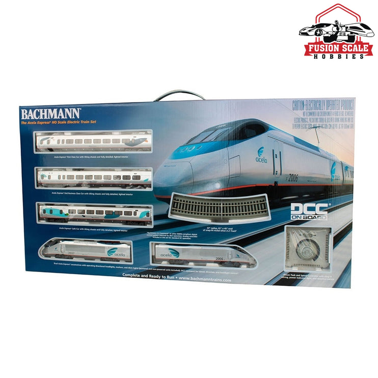 Bachmann HO Scale Amtrak Acela Express Train Set BAC01205 - Fusion Scale Hobbies