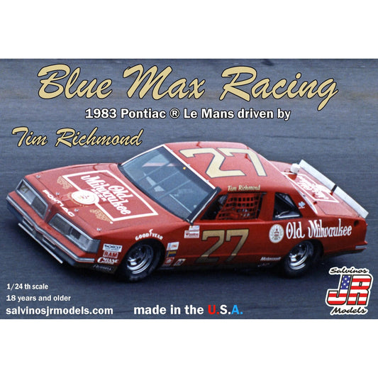 Salvinos JR Models Blue Max Racing 1983 Pontiac ® Le Mans driven by Tim Richmond