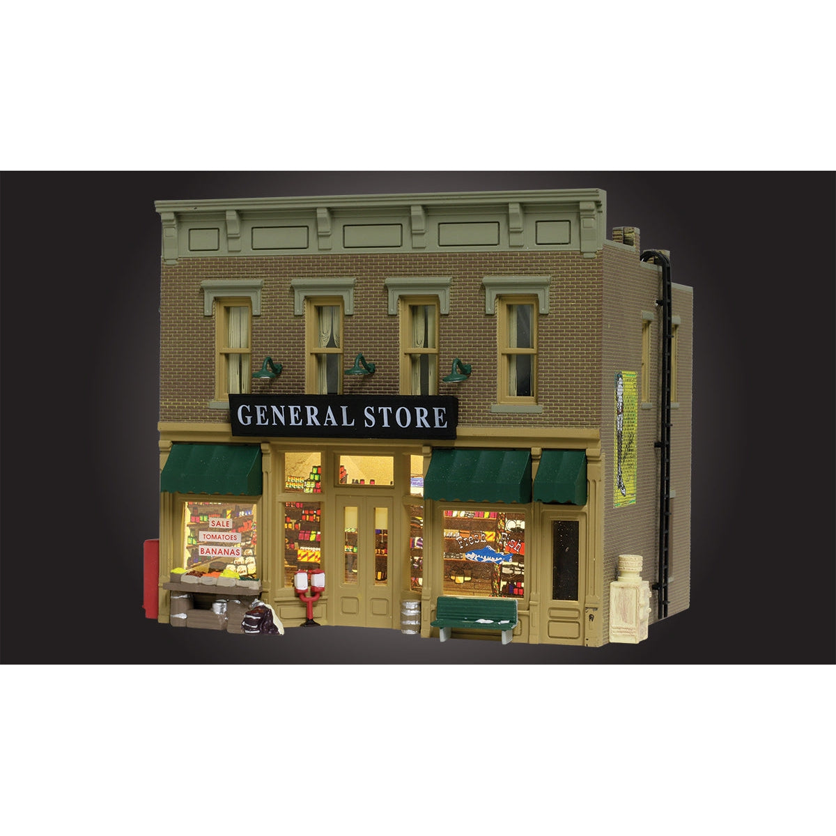 Woodland Scenics HO Scale  Lubener's General Store Built and Ready
