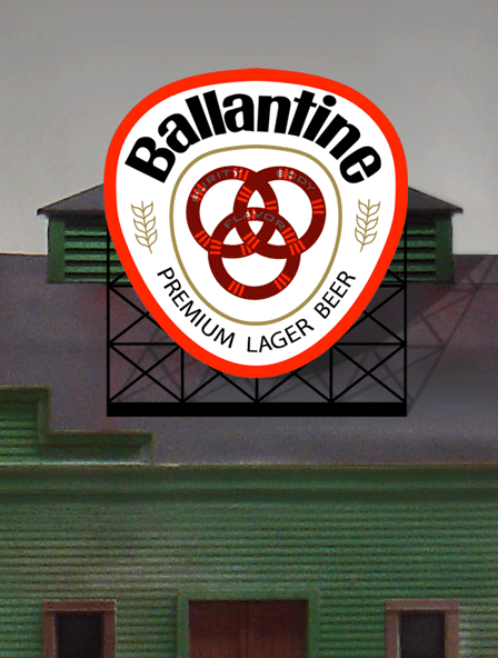 Miller Engineering Ballentine Sign  (Lg)