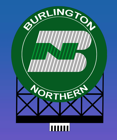 Miller Engineering Burlington Northern Sign  (Lg)