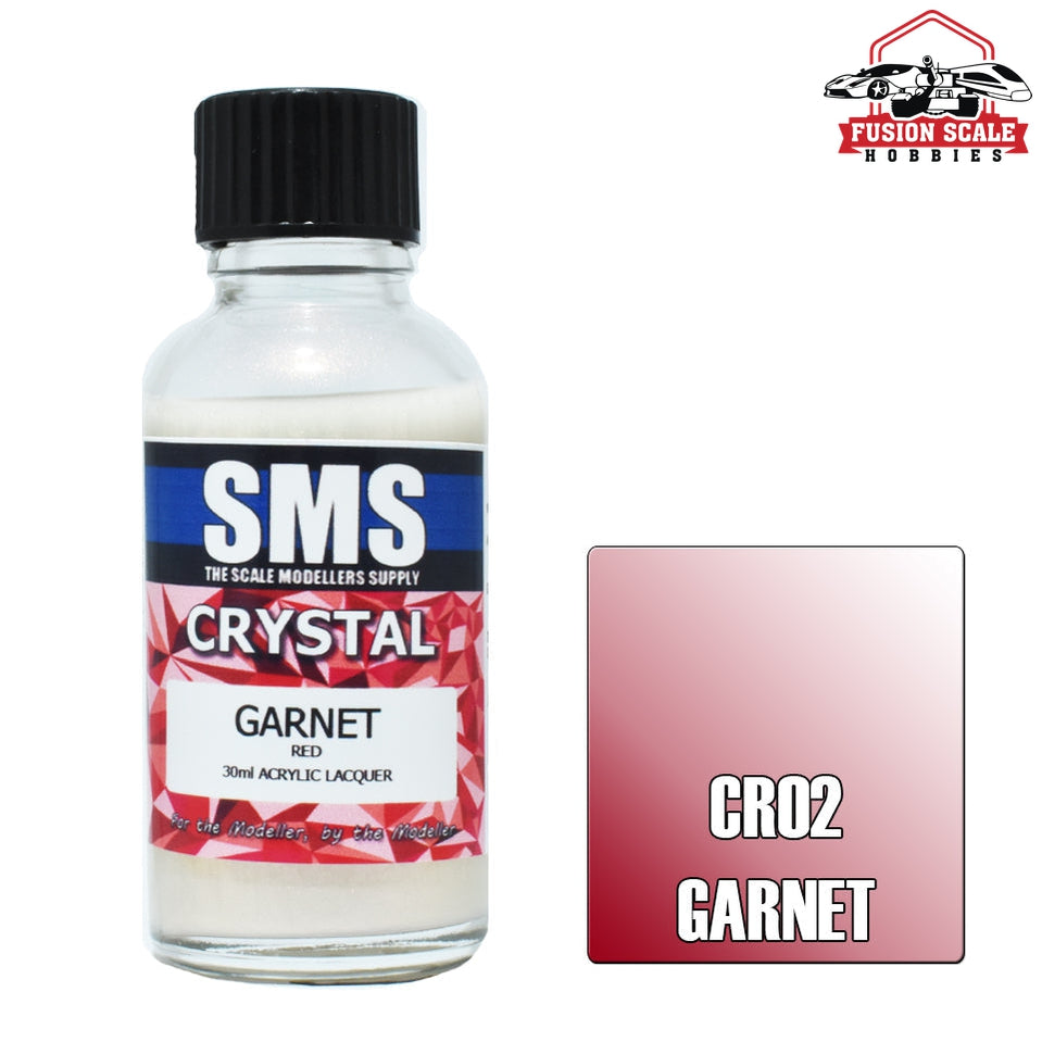 Scale Modelers Supply Crystal Garnet Red 30ml