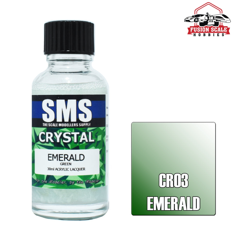 Scale Modelers Supply Crystal Emerald Green 30ml