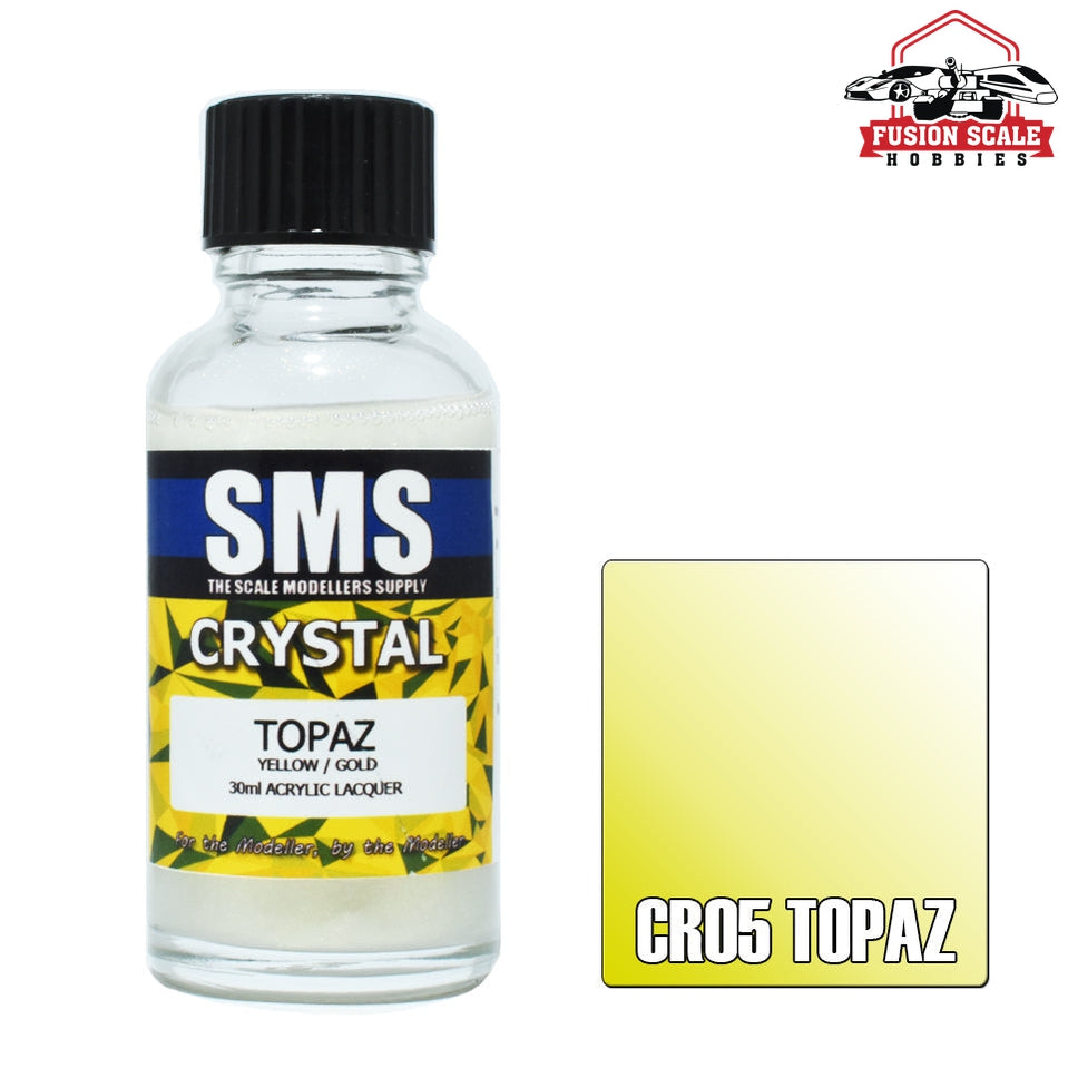 Scale Modelers Supply Crystal Topaz Yellow Gold 30ml