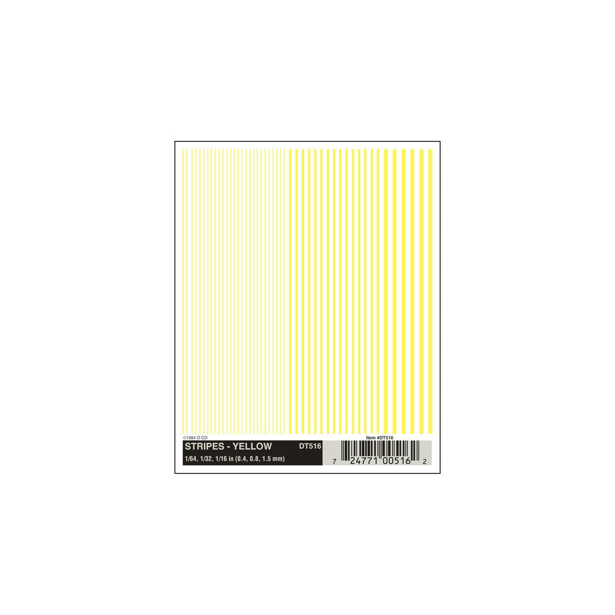 Woodland Scenics Stripes/yellow
