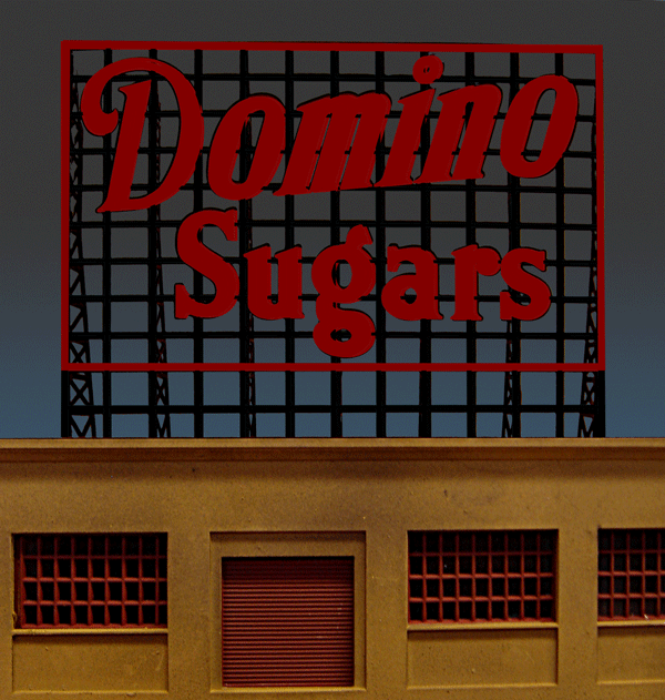 Miller Engineering Domino Sugar Billboard Sign  (Lg)