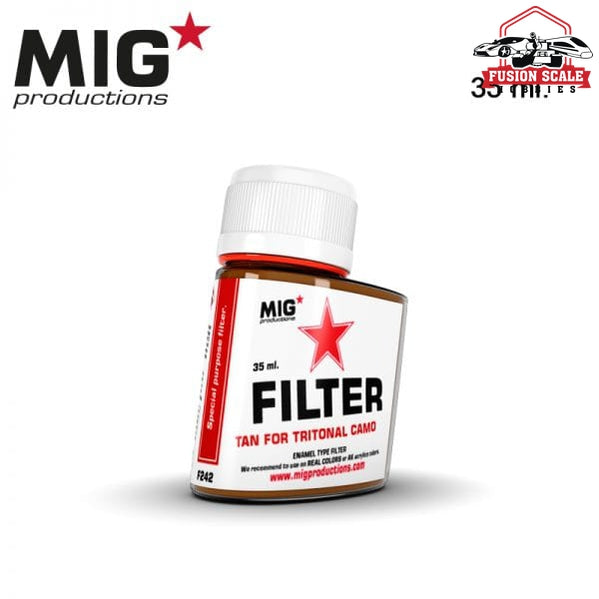 Mig Productions Enamel  Filter  Tan for Tritonal Camo MP242