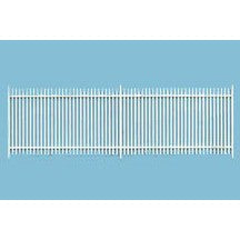 Plastruct O gauge Polystyrene High Bar Fence 10" Length (1 per pack)