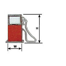 Plastruct O gauge Polyethylene Gas Pump (3 per pack)