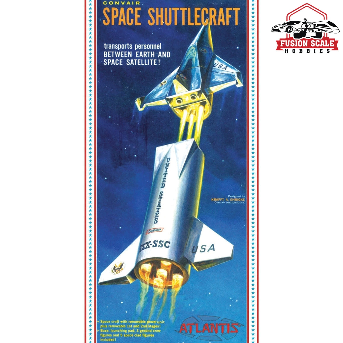 Atlantis Model Convair Shuttle Craft Space Ship