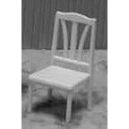 Plastruct White Styrene Dining Chair (1 per pack)