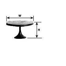 Plastruct White Styrene Pedestal Kitchen Table (1 per pack)