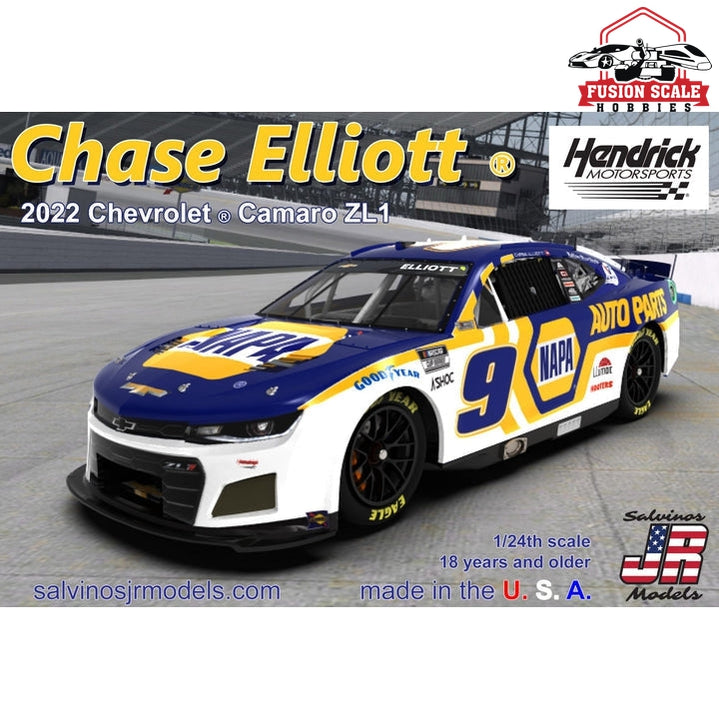 Salvinos JR Models Hendrick Motorsports 2022 NEXT GEN Chevrolet ® Camaro Chase Elliott #9